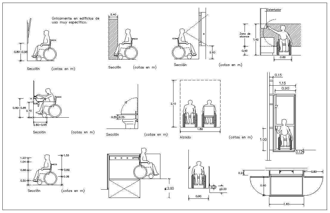 Accessibility facilities,blocks,details,design